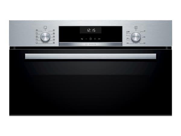 Bosch Serie | 6 HBG517CS1S - Ovn - innebygd - fordypning - bredde: 56 cm - dybde: 55 cm - høyde: 58.5 cm - med selvrens - Klasse A - rustfritt stål
