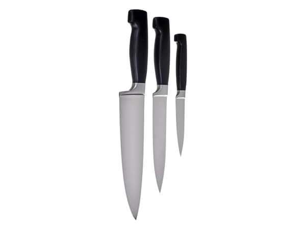 ZWILLING Four Star - Knivsett - 3 stk. - svart håndtak