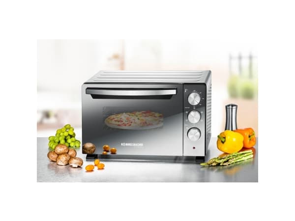 Rommelsbacher BGS 1400, 22 l, Sort, Sølv, Frittstående, Rotasjon, 60 min, Glass
