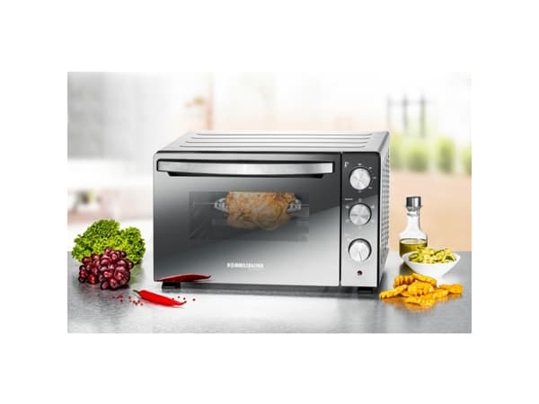 Rommelsbacher BGS 1500, 30 L, Musta, Hopea, Rotaatio, 120 min, Lasi, 230 V