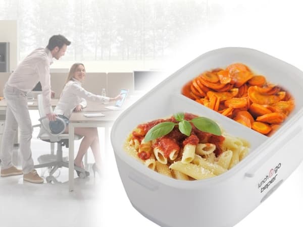 Beper 90.920R, Lunchlåda, Vuxen, Röd, Vit, ABS, Plast, Stål, Monokromatiskt, Rektangulär