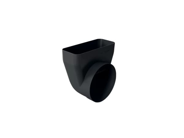 Siemens HZ9VDSI1 - 90° bøyd adapter fra flat kanal til rund Ø: 150 mm