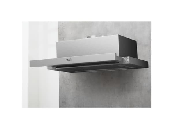 Whirlpool AKR 749/1 IX, 304 m³/h, Suutin/Uudelleenkierrättävä, E, D, D, 62 dB