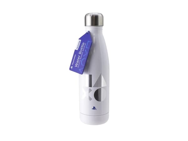 Paladone PS5, 500 ml, Daglig bruk, Sølv, Hvit, Rustfritt stål, Skrulokk, Mønster