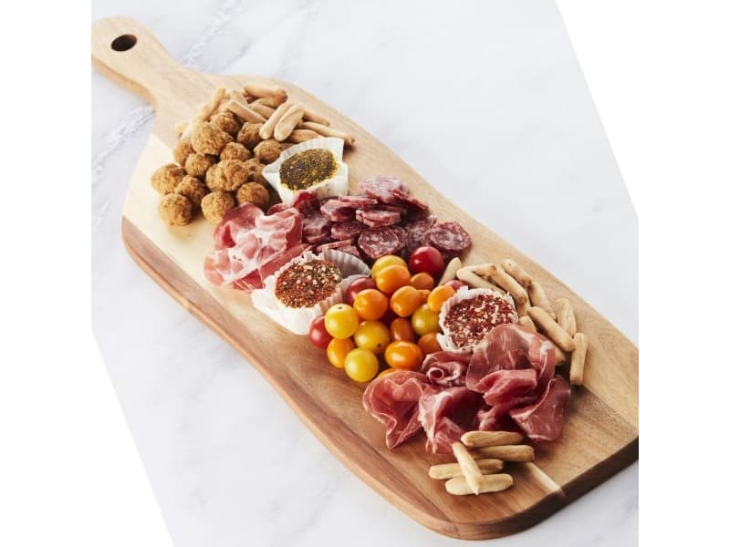 POINT VIRGULE SERVERINGSBRÄDA MED HANDTAG AV AKACIATRÄ 76X22X1.8CM