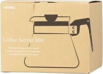 Hario VCWN-60-OV, 0,6 l, Glass, Rustfritt stål, Tre, Rustfritt stål, Gjennomsiktig, Tre, 182 mm, 128 mm, 121 mm