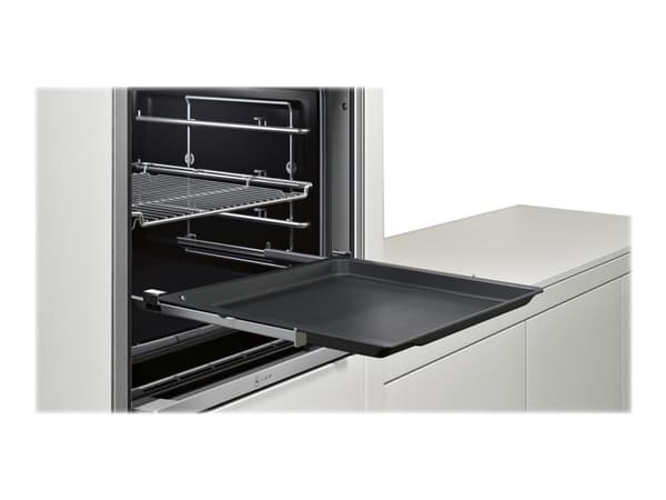 Neff N 90 B56CT64N0 - Ugn - inbyggd - fördjupning - bredd: 56 cm - djup: 55 cm - höjd: 58.5 cm - med självrengöring - Klass A - rostfritt stål