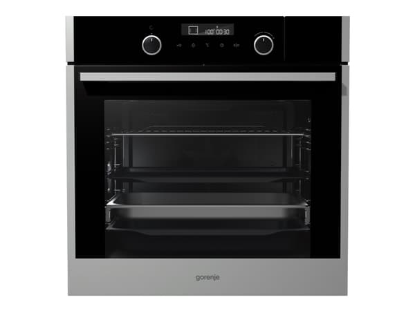 Gorenje Superior BCS747S34X - Ugn - inbyggd - fördjupning - bredd: 56 cm - djup: 55 cm - höjd: 59 cm - med självrengöring - Klass A+ - borstat rostfr Rostfritt stål