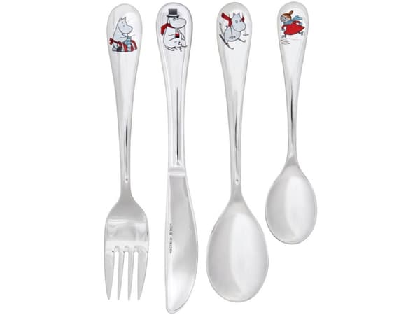 Iittala Moomin cutlery set for children, Winter