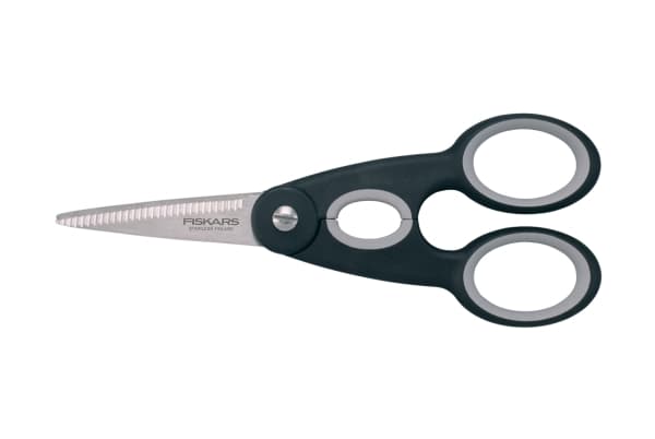 Fiskars Kitchen Scissors, Total Length: 22 cm, Quality Steel/Synthetic Material, Functional Form, 1003034