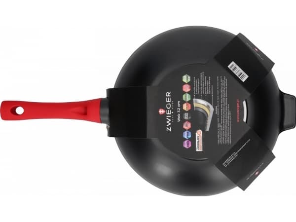 Zwieger Zwieger Obsidian Wok frying pan 32 cm