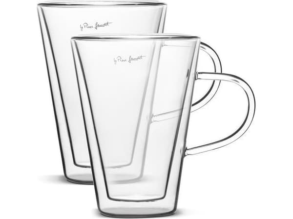 Lamart TEGLASS LT 9028 300 ML TIL TE, LATTE 2 STK (MED HÅNDTAK)