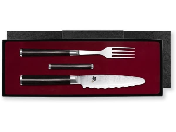 kai Shun Classic, Kniv/bestick, Stål, Trä, Svart, Svart
