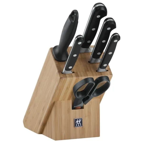 ZWILLING 35621-004-0, Kniv / Skjærer eske sett, Rustfritt stål, Plast, Bamboo, Rustfritt stål, Tre