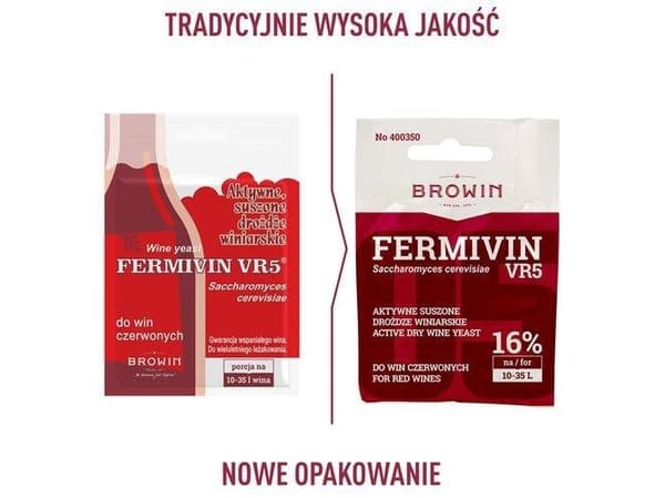 Biowin-jäst för röda viner 15% 7G (N)