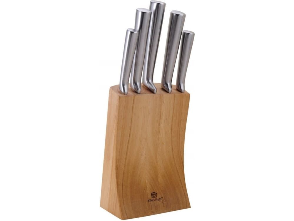KingHoff KITCHEN KNIFE KIT IN THE KINGHOFF KH-1153 BLOCK
