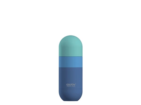 Asobu Orb, 420 ml, Daglig bruk, Blå, Turkis, Rustfritt stål, Voksen, Mann/kvinne