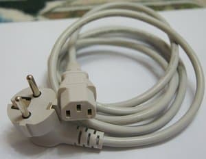 goobay NK 114 S-180 - Strømkabel - IEC 60320 C5 til power CEE 7/7 (hann) - AC 250 V - 1.8 m - svart