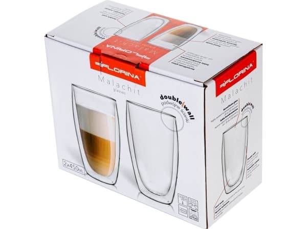 TERMISK GLASS 450 ML MALAKITT 2 STK fat