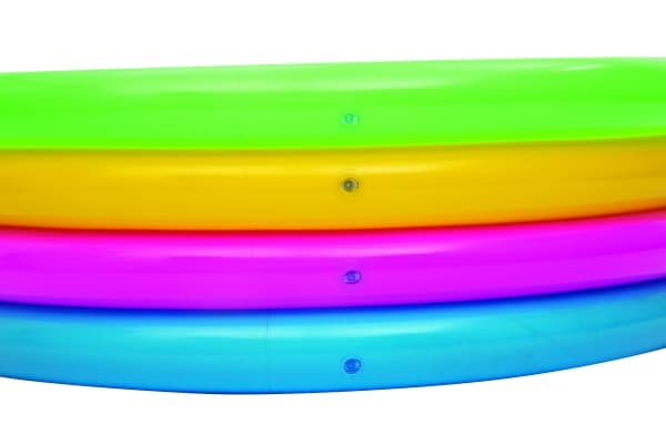 Bestway 51117, Oppblåsbart basseng, 522 l, Rund, 3 år, Vinyl, Blå, Grønn, Lilac, Gult