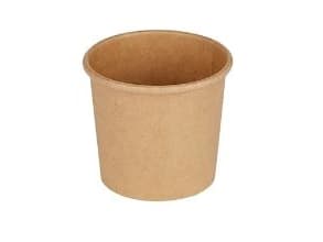 Dressingbæger 30 ml 1 oz Ø44 x 40 mm kraft pap/PE Brun,40 ps x 100 stk/krt