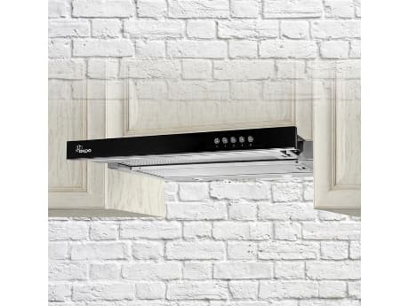 Akpo WK-7 Light Glass Built-in Black, Grey 220 m³/h Sort, Grå