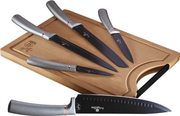 Berlinger Haus Lumarko Set of 5 kitchen knives with board berlinger haus bh-2556!