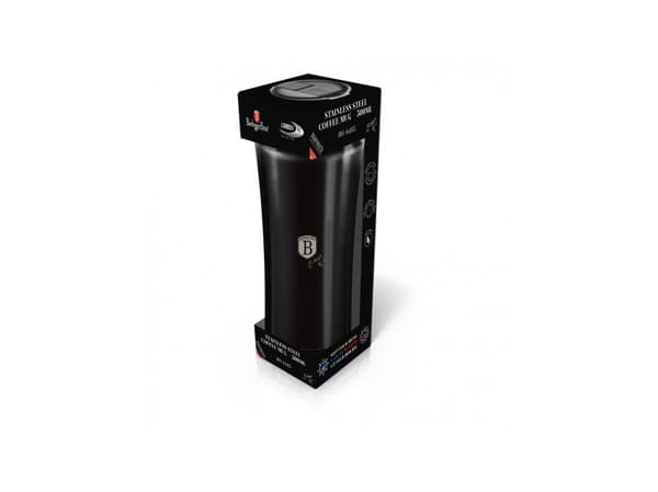 Berlinger Haus BH/6405, Single/enkelt, 0,5 l, Grå, Plast, Rustfritt stål, Krus, Kaffe