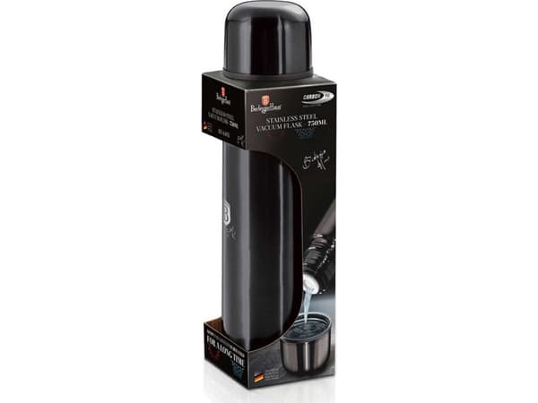 Plieninis thermosas 0,5 l BERLINGER HAUS METALLIC LINE CARBON PRO BH-6402