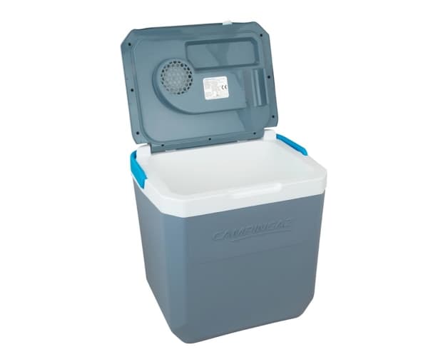 Campingaz Powerbox Plus 28L 12/230V - Kannettava jääkaappi - ulkokäyttöön - leveys: 41 cm - syvyys: 31 cm - korkeus: 47 cm - 28 litraa - E-luokka