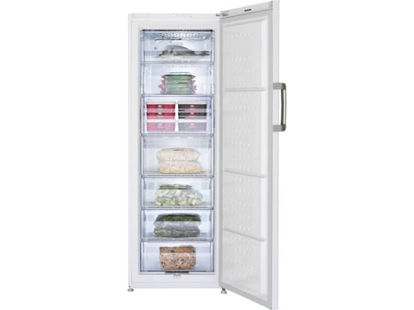 Beko FS127940N - Fryser - stående - bredde: 59.5 cm - dybde: 64 cm - høyde: 171 cm - 244 liter - Klasse E - hvit