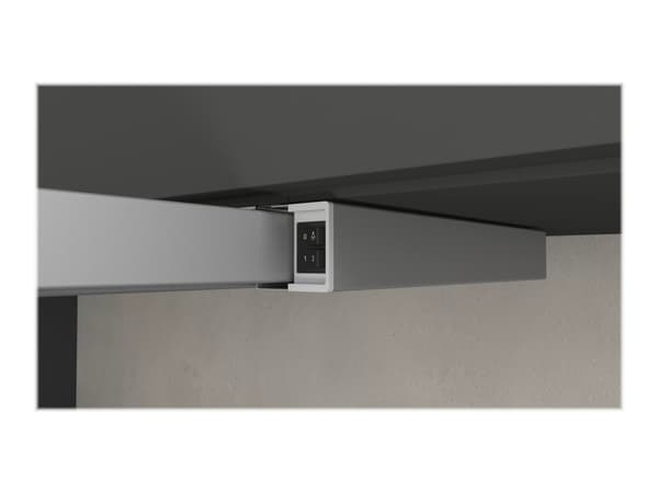 Neff N 30 D46BR12X6 - Kåpa - teleskopisk - Fördjupning - bredd: 52.6 cm - djup: 29 cm - utsug och återcirkulering (-) - med inbyggd motor - silver-me