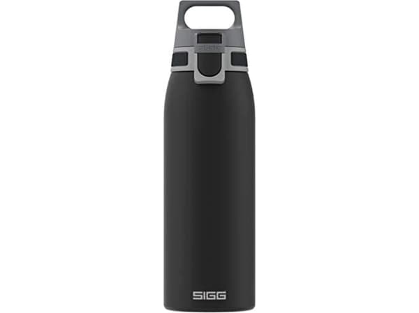 Sigg Shield ONE - Vannflaske - Størrelse 8 cm diameter - Høyde 27.1 cm - 1 L - svart
