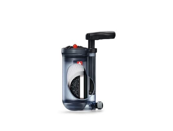 Katadyn Hiker Pro, Transparent, Svart, Silikon, Plast