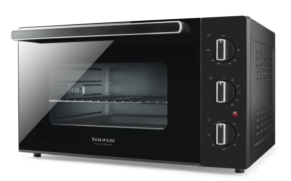 Taurus White and Brown Horizon 45 - Elektrisk ovn - konveksjon - 45 liter - 1.5 kW - svart/grå