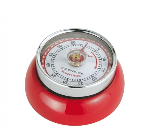 Zassenhaus 072327, Mekanisk tidsur, Rød, 60 min, 7 cm, 30 mm, 144 g