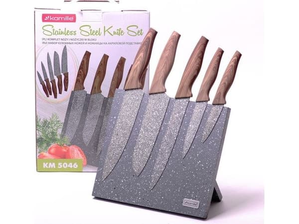 Kamille A set of knives in a block of 6 pieces Kamille KM-5046