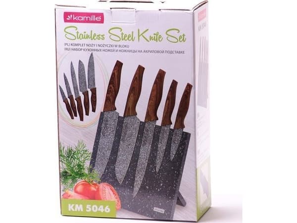 Kamille A set of knives in a block of 6 pieces Kamille KM-5046