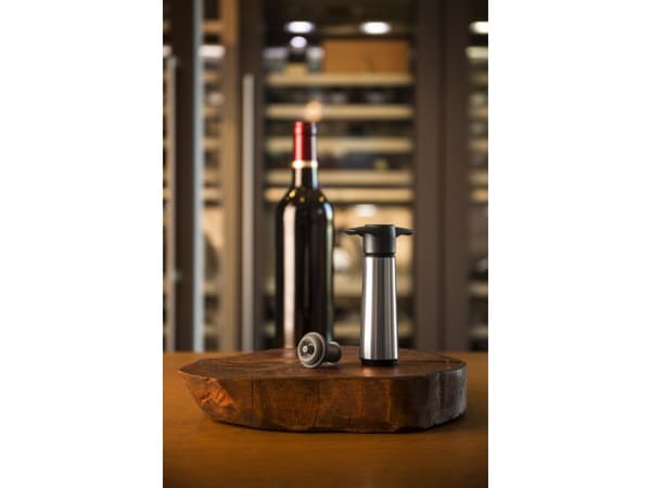 VACUVIN Wine Saver Stainless Steel Gift box
