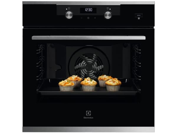 Electrolux KODEH70X, Medium, Elektrisk ovn, 72 l, 2990 W, 72 l, 50 - 275 °C Rustfritt stål