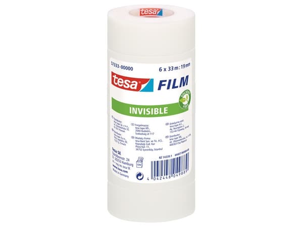 TESA 57333-00000-03, 33 m, transparent, polypropylen, 19 mm