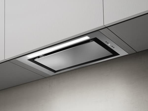 Elica Lane IX/A/52 - Kåpa - huv - bredd: 51.4 cm - djup: 28.3 cm - utsug och återcirkulering (-) - rostfritt stål