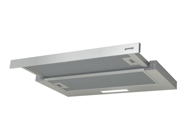 Gorenje Essential TH62E3X - Panser - teleskopisk - bredde: 60 cm - dybde: 30.6 cm - ekstraksjon og resirkulasjon (-) - rustfritt stål Rustfritt stål