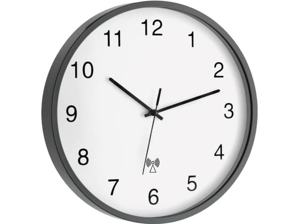 TFA-Dostmann 60.3511.10, Vegg, Rund, Grå, Hvit, Plast, Glass, Klassisk