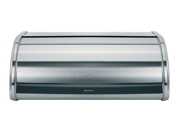 Brabantia Matt Steel Roll Top Bread Bin, Rektangulär, Rostfritt stål, 479 mm, 276 mm, 189 mm, 1 styck