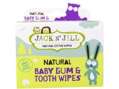 Jack NJill Natural Baby Gums Cleansing Wipes, 25 pcs