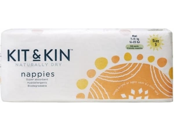 Kit and Kin biodegradowalne 3, 7-11 kg, 34 szt.