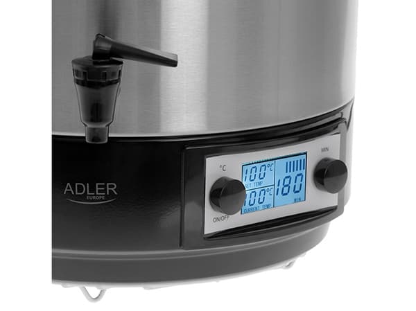 Adler Elektrisk pastöriseringsapparat - 28 liter