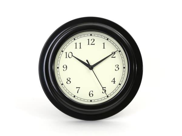 Platinet PZAU, Seinä, Quartz clock, Ympyrä, Musta, Valkoinen, AA, 223 mm