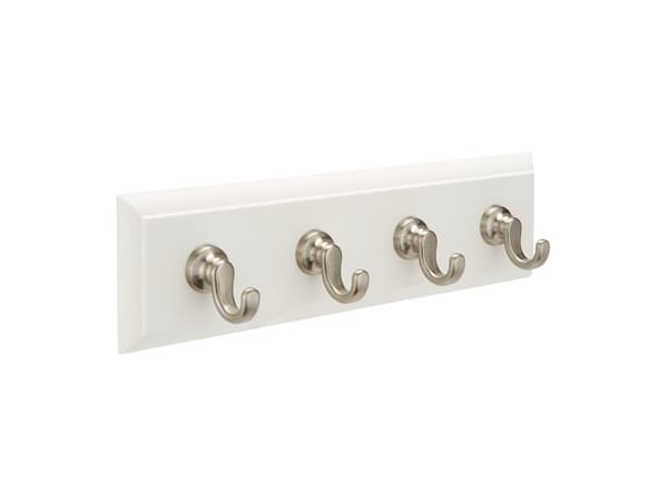 3M HOM-18QFGN, Innendørs, Nøkkelkrok, Quartz metallisk, Limstrimmel, 0,9 kg, Malt vegg, Fliser og metall, Tre